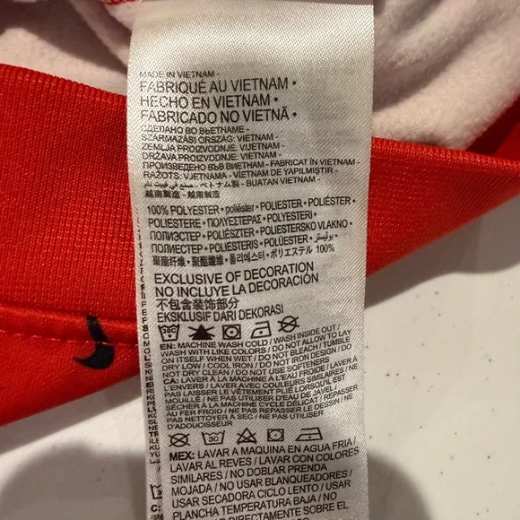 Nike Red Hoodie and Black Jogger Sweatpants Set - Kids - Picture 5 of 7